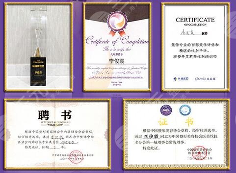 李俊霞醫(yī)生榮譽(yù) 技術(shù)