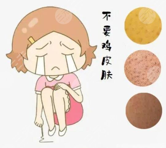 雞皮局部去角質(zhì)