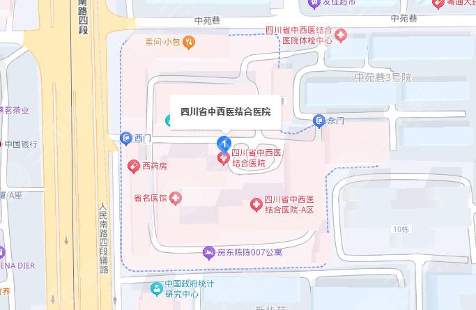 四川省中西醫(yī)結合醫(yī)院地址
